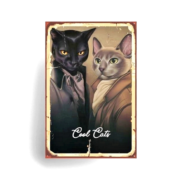Dapper Cats Wood Art | Unique, Fun, Quirky - Picture 5 of 6